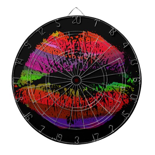 唇スタイリッシュ#21 ダーツボード (正面)