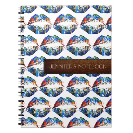 唇スタイリッシュ#30 ノートブック (正面)