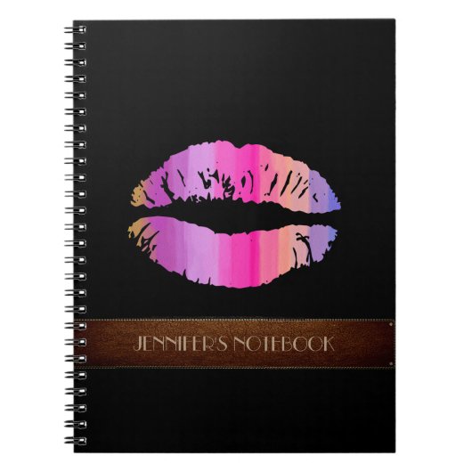 唇スタイリッシュ#9 ノートブック (正面)