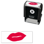 唇スタンプ，キススタンプ，キスゴムスタンプ，唇 セルフインキングスタンプ (インサイチュ)