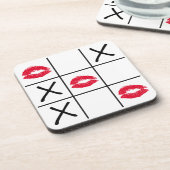 唇ティックタックトウ コースター (左側)