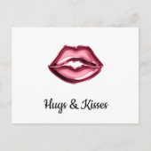 唇ハートすべての愛 ポストカード (正面)