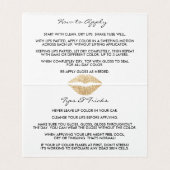 唇プロダクトディストリビューターの名刺 名刺 (内部フラット)