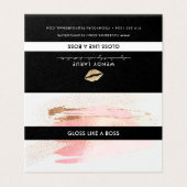 唇プロダクトディストリビューターの名刺 名刺 (外部フラット)