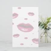 唇数々の 便箋 (スタンド正面)