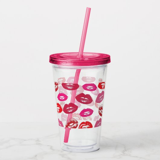 唇 アクリルタンブラー (裏面)