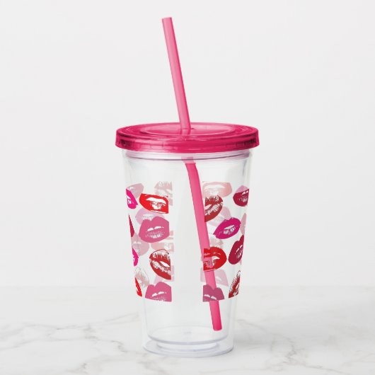 唇 アクリルタンブラー (左)