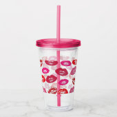 唇 アクリルタンブラー (正面)