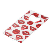 唇 クレジットカード栓抜き (正面アングル)