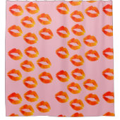 唇 シャワーカーテン (正面)