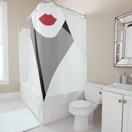 唇 シャワーカーテン (インサイチュ)