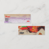 唇 スキニー名刺 (正面/裏面)