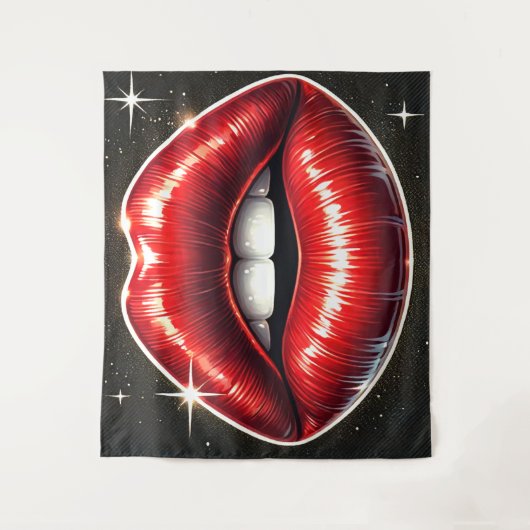 唇 タペストリー (正面)