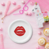 唇 バチェロレッテパーティ ペーパープレート (パーティー)