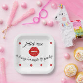 唇 バチェロレッテパーティ ペーパープレート (パーティー)