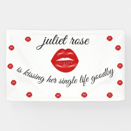 唇 バチェロレッテパーティ 横断幕