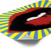 唇 ポスター (角)