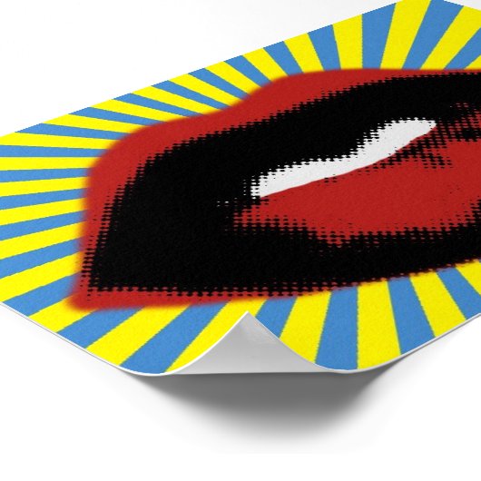 唇 ポスター (角)