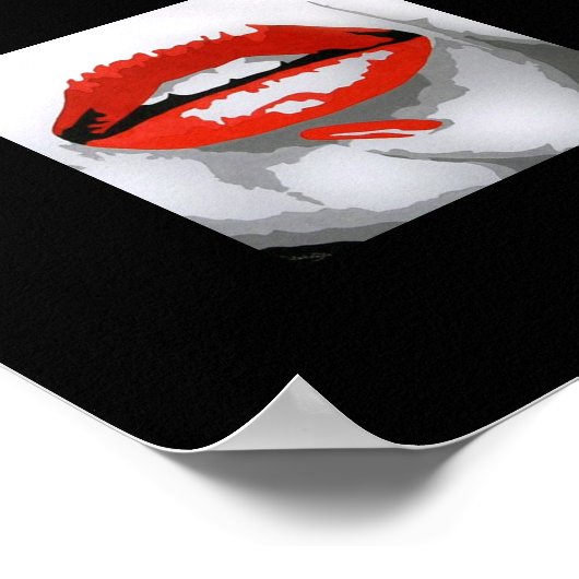 唇 ポスター (角)