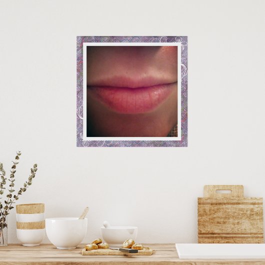 唇 ポスター (キッチン)