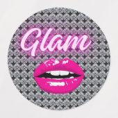 唇 ラベル (デザイン2)