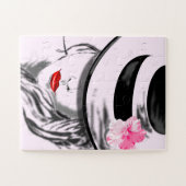 唇 – レディ ジグソーパズル (横)