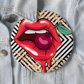 唇 缶バッジ (インサイチュ)