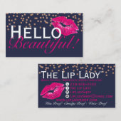 唇/LipSense/MUA/キスの名刺 名刺 (正面/裏面)