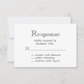 唇RSVP 出欠カード (正面)