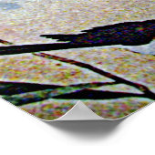 唐のヴィンテージ美術中国のの女性 ポスター (角)