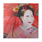 唐傘日本のオリジナル タイル (正面)