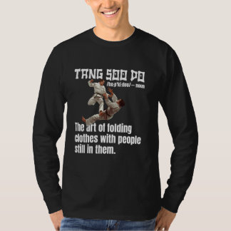 唐祖堂武術アーツユニフォーム伝統的タン Tシャツ