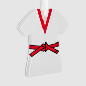 唐祖堂赤ベルト1階パーソナライズされた オーナメント (正面)