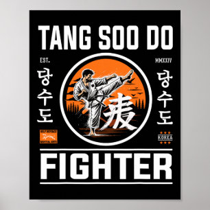 唐秀道戦闘機 – 韓国空手のファンのために ポスター