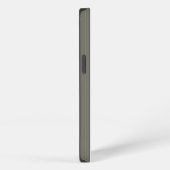 唐草の花と巻きひげ模様 iPhoneケース (右側面)