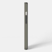 唐草の花と巻きひげ模様 iPhoneケース (左側面)