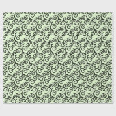 唐草模様伝統的の和菓子 ラッピングペーパー (フラット)