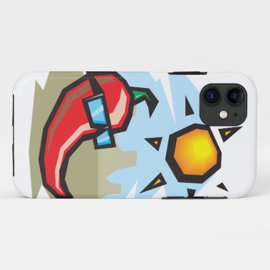 唐辛子だけ Case-Mate iPhoneケース (裏面(横))