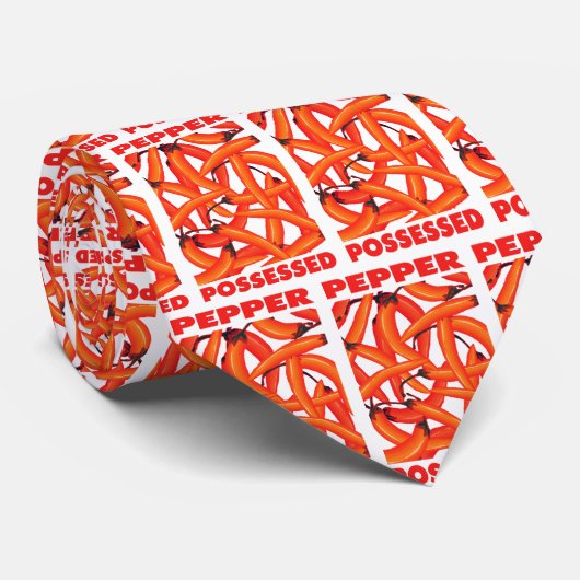 唐辛子に取り付かれている ネクタイ (ロール)