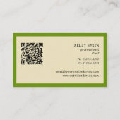 唐辛子のキャラクター 名刺 (裏面)