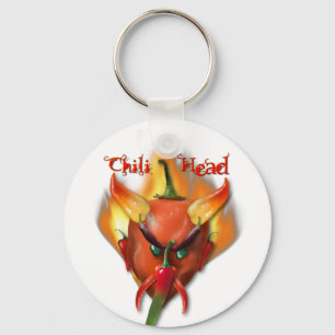 唐辛子のヘッド悪魔 キーホルダー