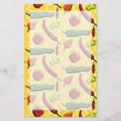 唐辛子の世界 便箋 (正面)