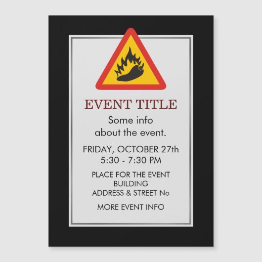 唐辛子の危険信号 (正面)