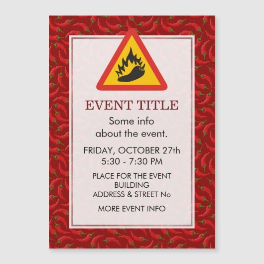 唐辛子の危険信号 (正面)