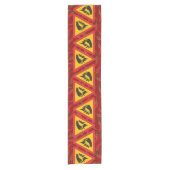 唐辛子の危険信号 ショートテーブルランナー (正面)