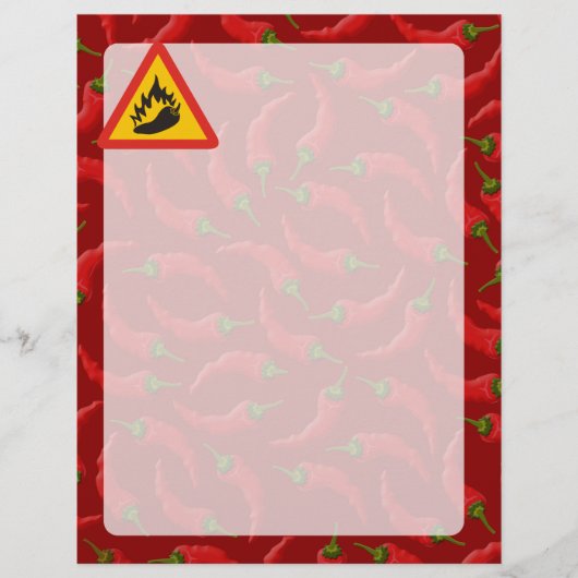 唐辛子の危険信号 チラシ (正面)