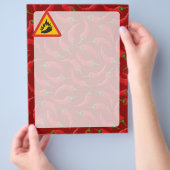 唐辛子の危険信号 チラシ (手)