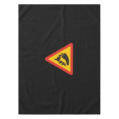 唐辛子の危険信号 テーブルクロス (正面)