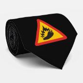 唐辛子の危険信号 ネクタイ (ロール)