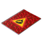 唐辛子の危険信号 ノートブック (左側)